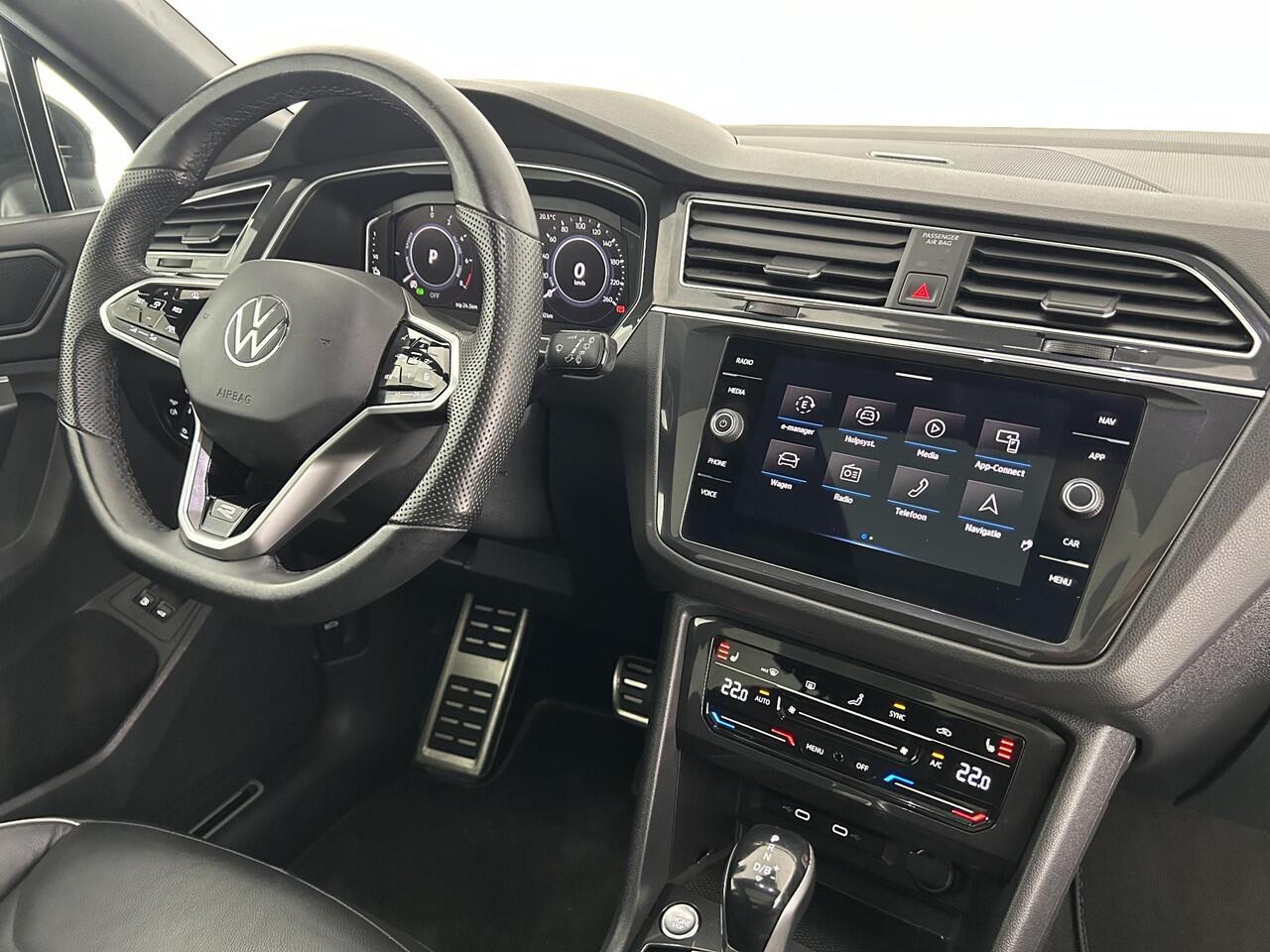 Volkswagen TIGUAN 1.4 TSI 245pk eHybrid R-Line Business+ Black Style Leder Memory 360Camera Panoramadak Keyless Stoelverwarming Virtual Cockpit Navigatie