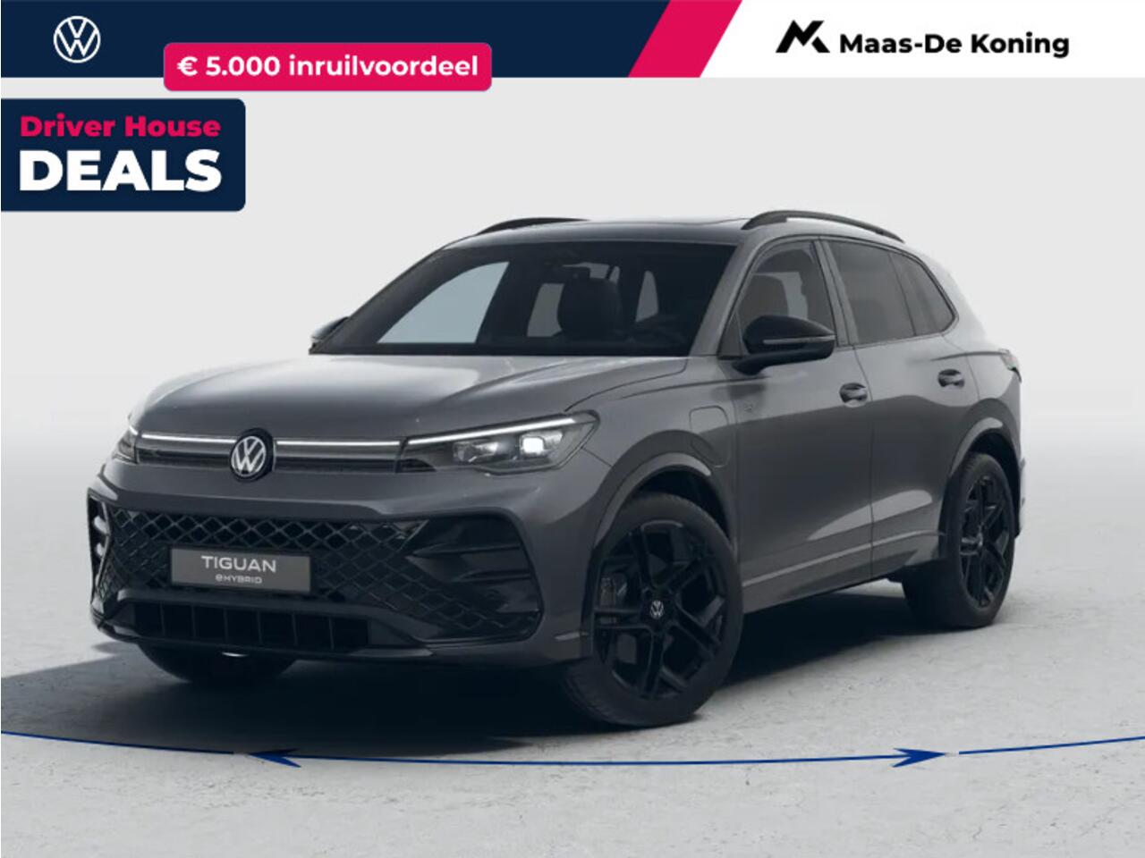 Volkswagen TIGUAN R-Line Edition 1.5 eHybrid 204 pk 6 versn. DSG · Black Style Pakket · Comfort Pakket · Trekhaak inklapbaar, met elektrische ontgrendeling, incl. aanhangermanoeuvreerhulp Trailer Assist · Prijs is inclusief inruilpremie