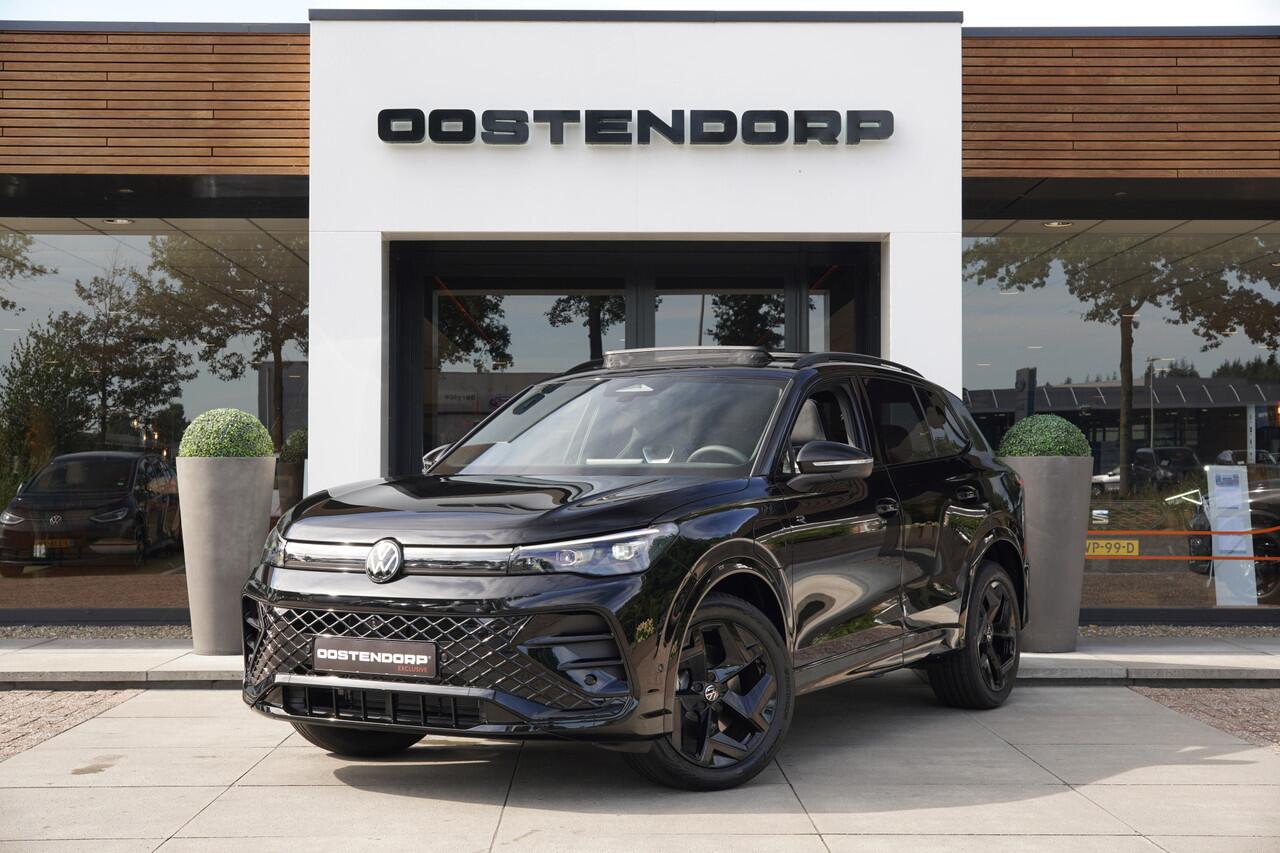 Volkswagen TIGUAN 1.5/272pk eHybrid R-Line Blackstyle|2025|Panoramadak|360°Camera|Trekhaak|19"Blackstyle|Stoelverwarming/massage|Carplay&AndroidAuto|sfeerverlichting|el.achterklep