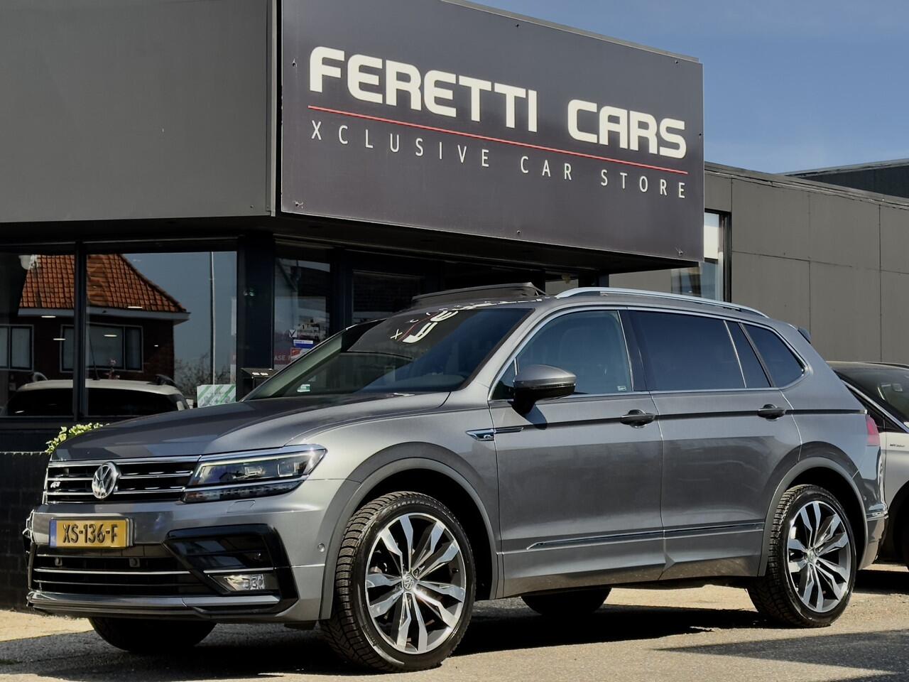Volkswagen TIGUAN Allspace 2.0 TDI AUT7 R-LINE HIGHLINE 7PERS 150PK. PANODAK LEDER NAVI CAMERA DIGI-DASH APPLE-CARPLAY LED 20 INCH-LMV PDC
