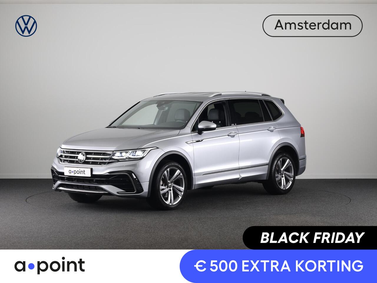 Volkswagen TIGUAN Allspace 1.5 TSI R-Line Business 150PK DSG | Private lease vanaf ¤ 699,- pm | Verlengde garantie | Navigatie | Matrix LED koplampen | Elektrische achterklep |