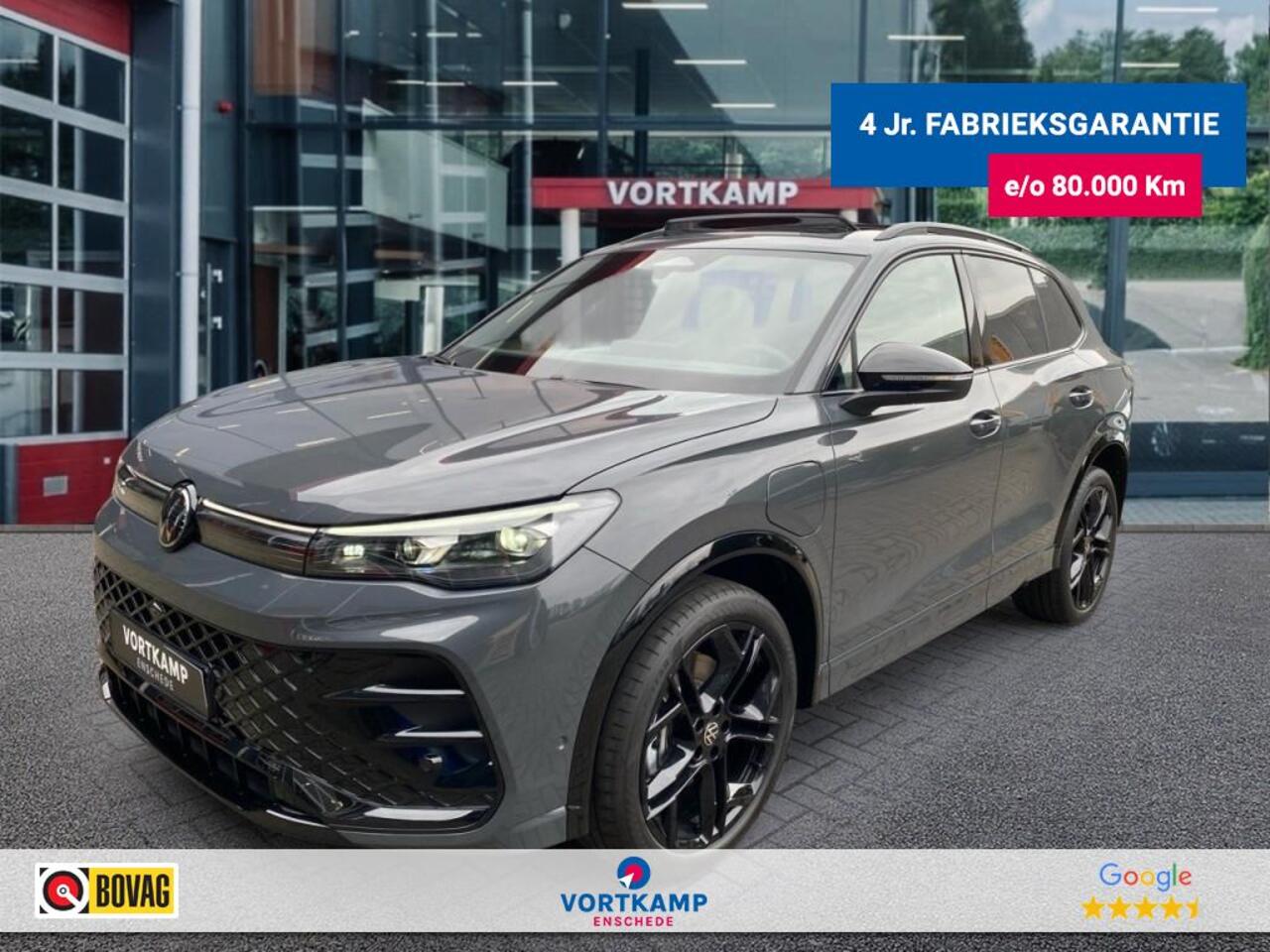 Volkswagen TIGUAN 1.5 TSI EHYBRID R-LINE BLACK-OPTIK PANO-DAK/TREKHAAK/LEDER/360-C