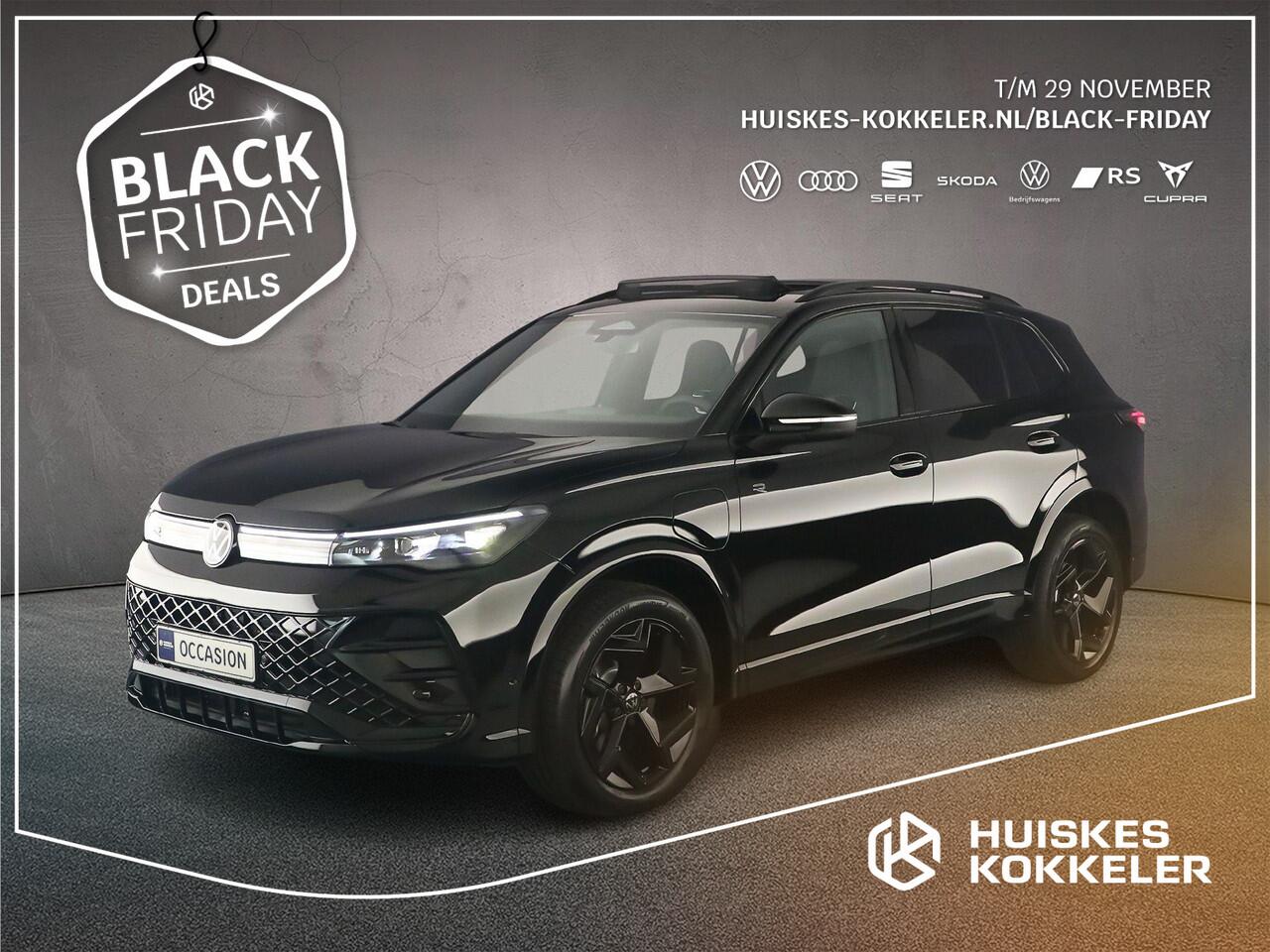 Volkswagen TIGUAN R-Line Edition 1.5 TSI eHybrid 272pk DSG Automaat Black Style, Trekhaak, Panoramadak, Adaptive cruise control, Achteruitrijcamera, Elektrische achterklep