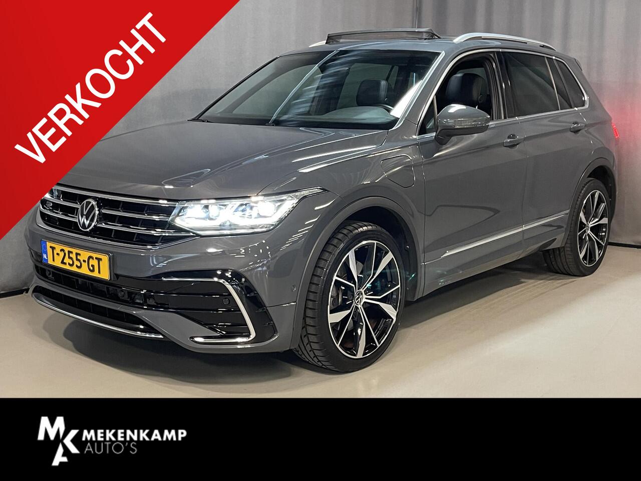 Volkswagen TIGUAN 1.4 TSI eHybrid R-Line Business+ 20"/Panoramadak/Trekhaak/Leder + memory/Elektrische klep/Dodehoek/Stuur + stoelverwarming/IQ Lights/Adaptieve cruise