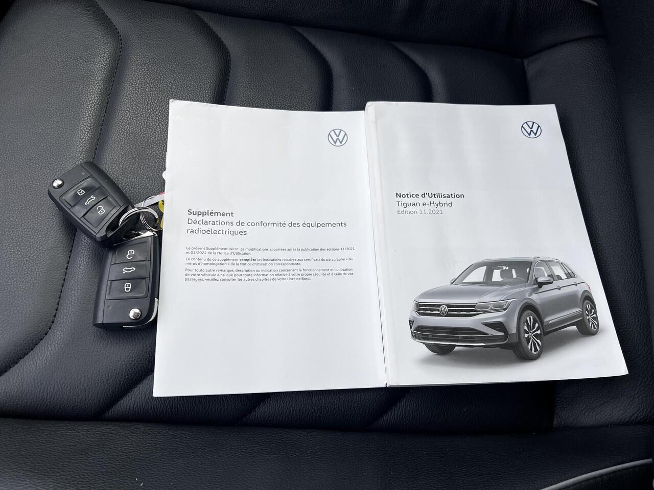 Volkswagen TIGUAN 1.4 TSI eHybrid Business Plug-In / Dealer onderhouden / 1.800 kg trekgewicht / 245 PK / Panorama schufdak / Leder comfortstoelen met Memory / Virtual Cockpit / Stuur- en stoelverwarming / Camera 360° / 18"LM wielen/