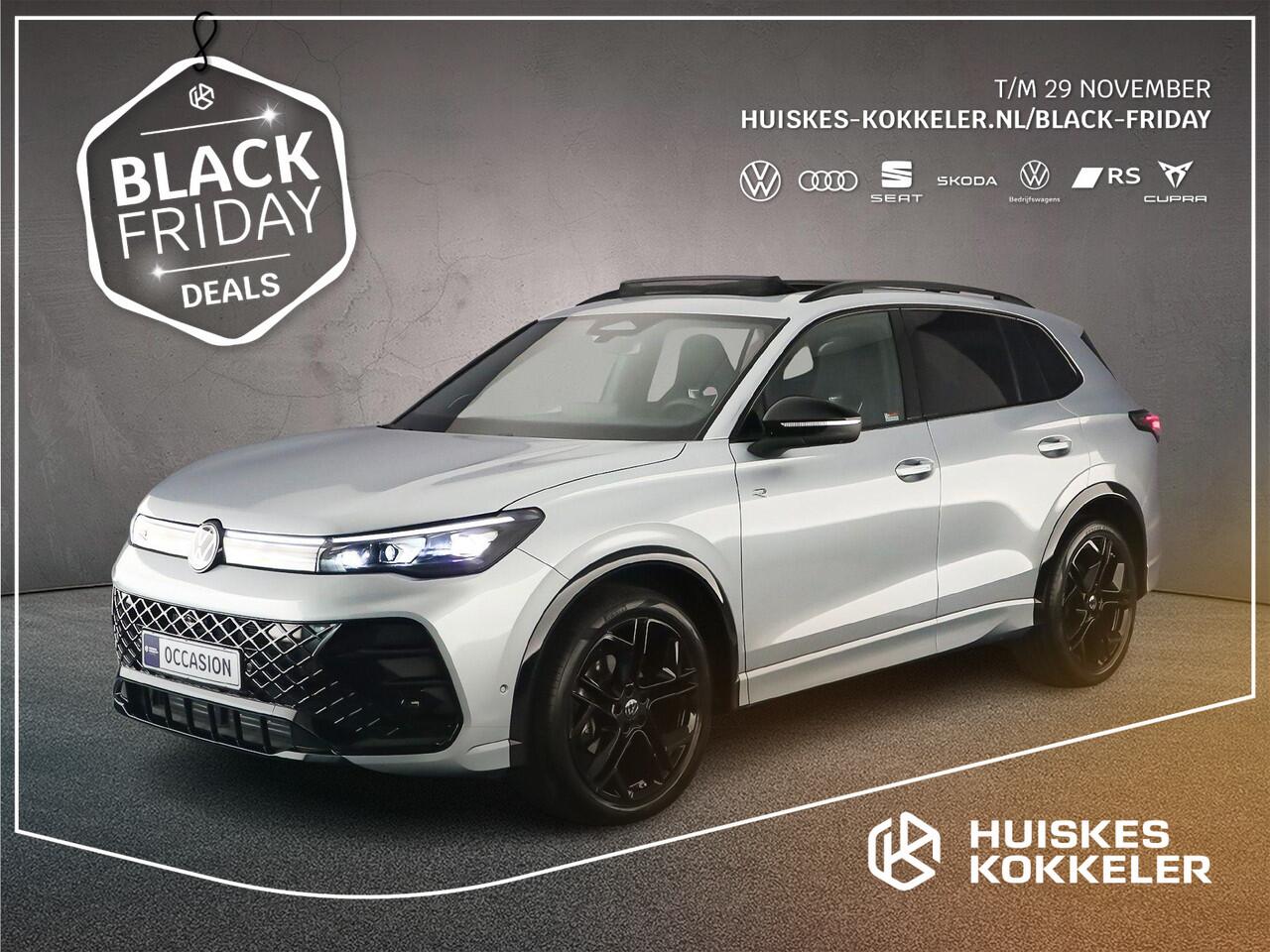 Volkswagen TIGUAN R-Line Edition 1.5 eTSI 150pk DSG Automaat Trekhaak, Panoramadak, Black Style, 360 camera, Adaptive cruise control, Achteruitrijcamera, Elektrische achterklep