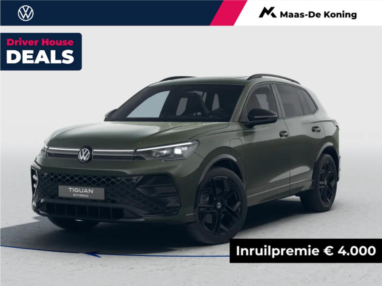 Volkswagen TIGUAN R-Line Edition 1.5 eHybrid 204 PK 6 versn. DSG · Black Style Pakket · Comfort Pakket · Trekhaak inklapbaar, met elektrische ontgrendeling, incl. aanhangermanoeuvreerhulp Trailer Assist ·