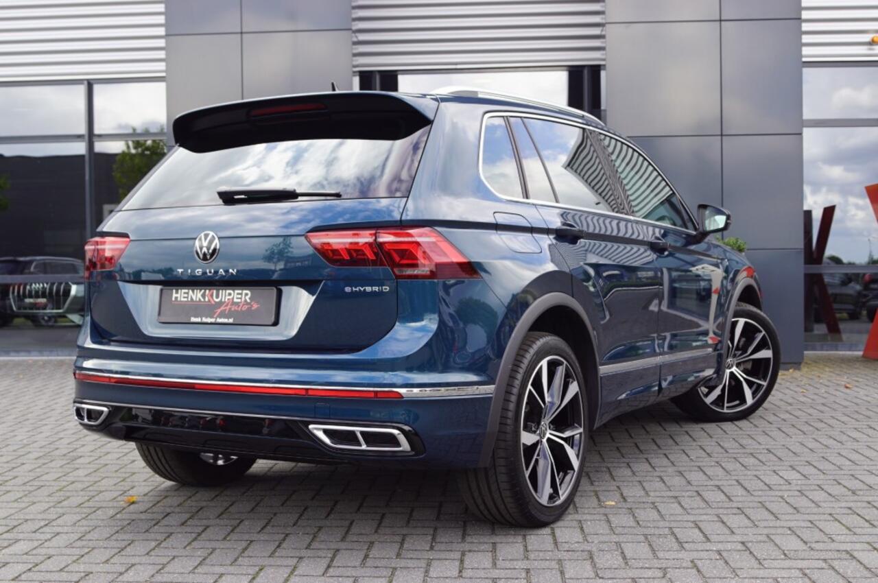 Volkswagen TIGUAN 1.4 e-Hybrid R-Line 245pk/ Panodak /leer/Trekhaak /DCC / ACC /Navi Pro /360gr. Camera / AppConnect