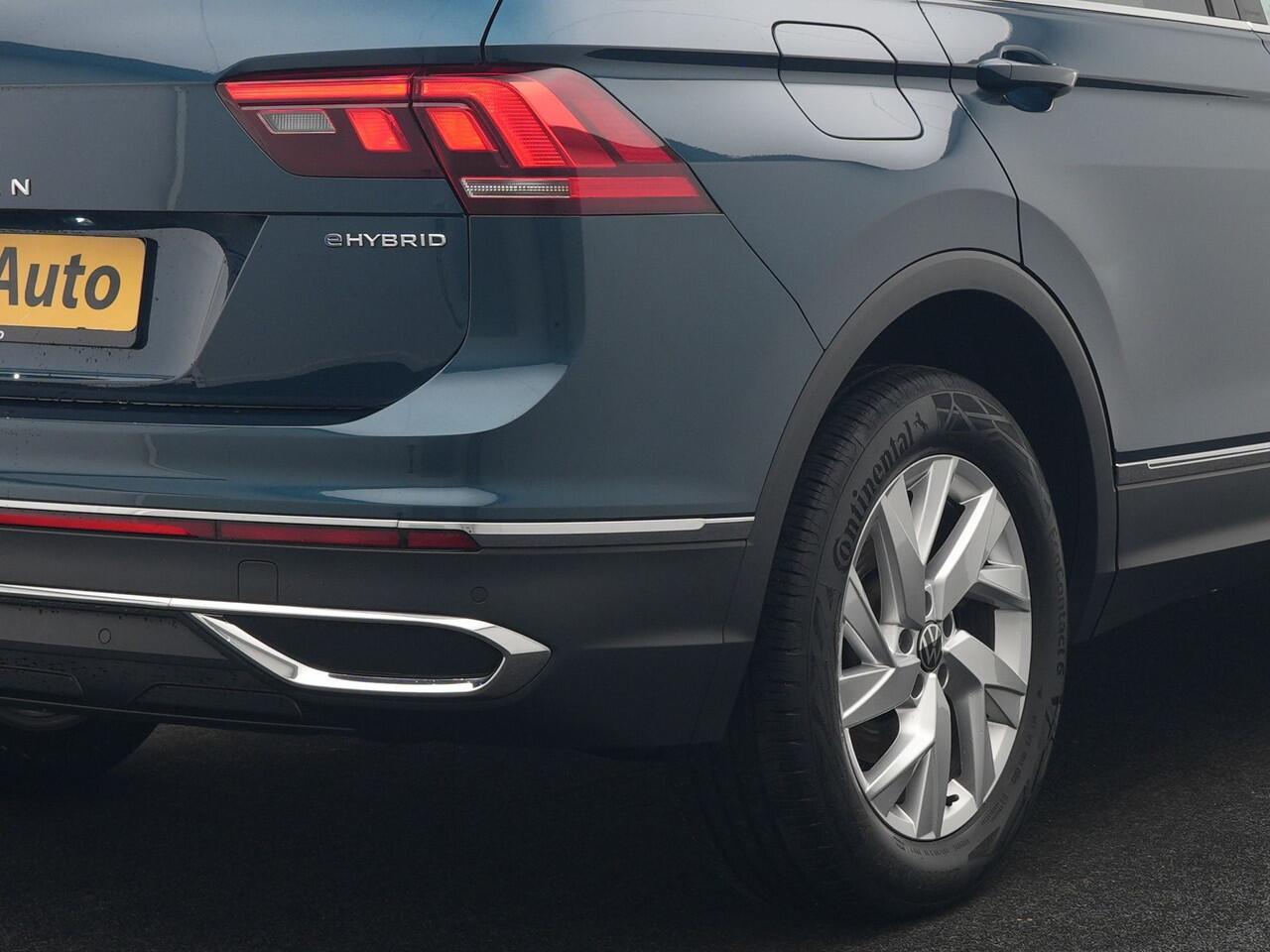 Volkswagen TIGUAN 1.4 TSI eHybrid Elegance Plug In Hybrid 245pk PHEV | Panodak | IQ Light | Adaptive Cruise | Alcantara Sportstoelen Verwarmd | Apple Carplay | Sfeerverlichting | Stuur Verwarmd | Navigatie | Virtual | DAB |