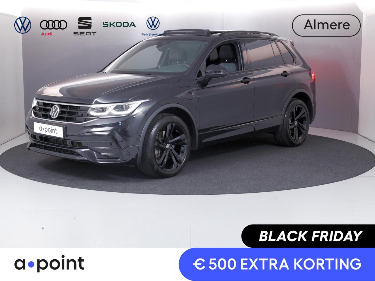 Volkswagen TIGUAN 1.4 TSI eHybrid R-Line Business+ 245 pk Automaat (DSG) | Navigatie | Panoramadak | Parkeersensoren (Park assist) | Stoelverwarming v/a | Black Style pakket | R-Line |