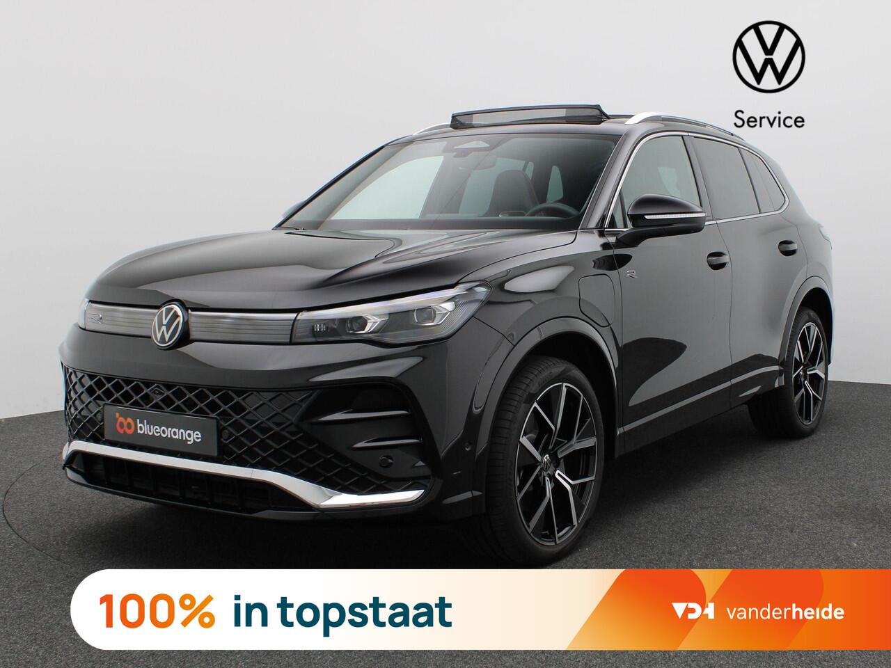 Volkswagen TIGUAN 1.5 eHybrid R-Line Edition 272PK DSG Pano-Schuifdak, Trekhaak, 360gr. camera, Adaptieve Cruise Controle, Matrix LED verlichting, Keyless, Navi, Side Assist, Alarm, 20" LM Velgen