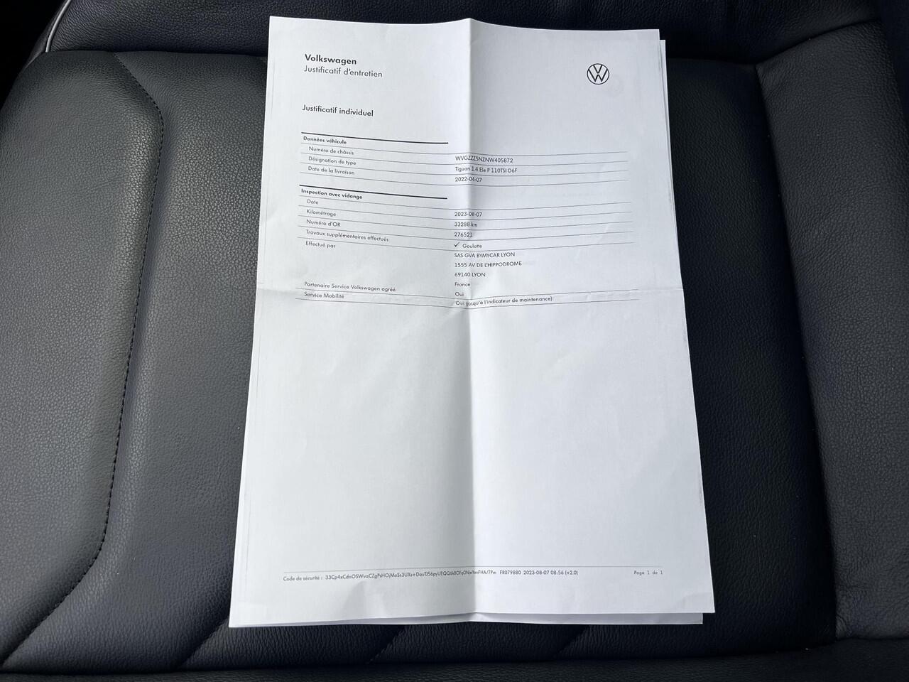 Volkswagen TIGUAN 1.4 TSI eHybrid Business Plug-In / Dealer onderhouden / 1.800 kg trekgewicht / 245 PK / Panorama schufdak / Leder comfortstoelen met Memory / Virtual Cockpit / Stuur- en stoelverwarming / Camera 360° / 18"LM wielen/