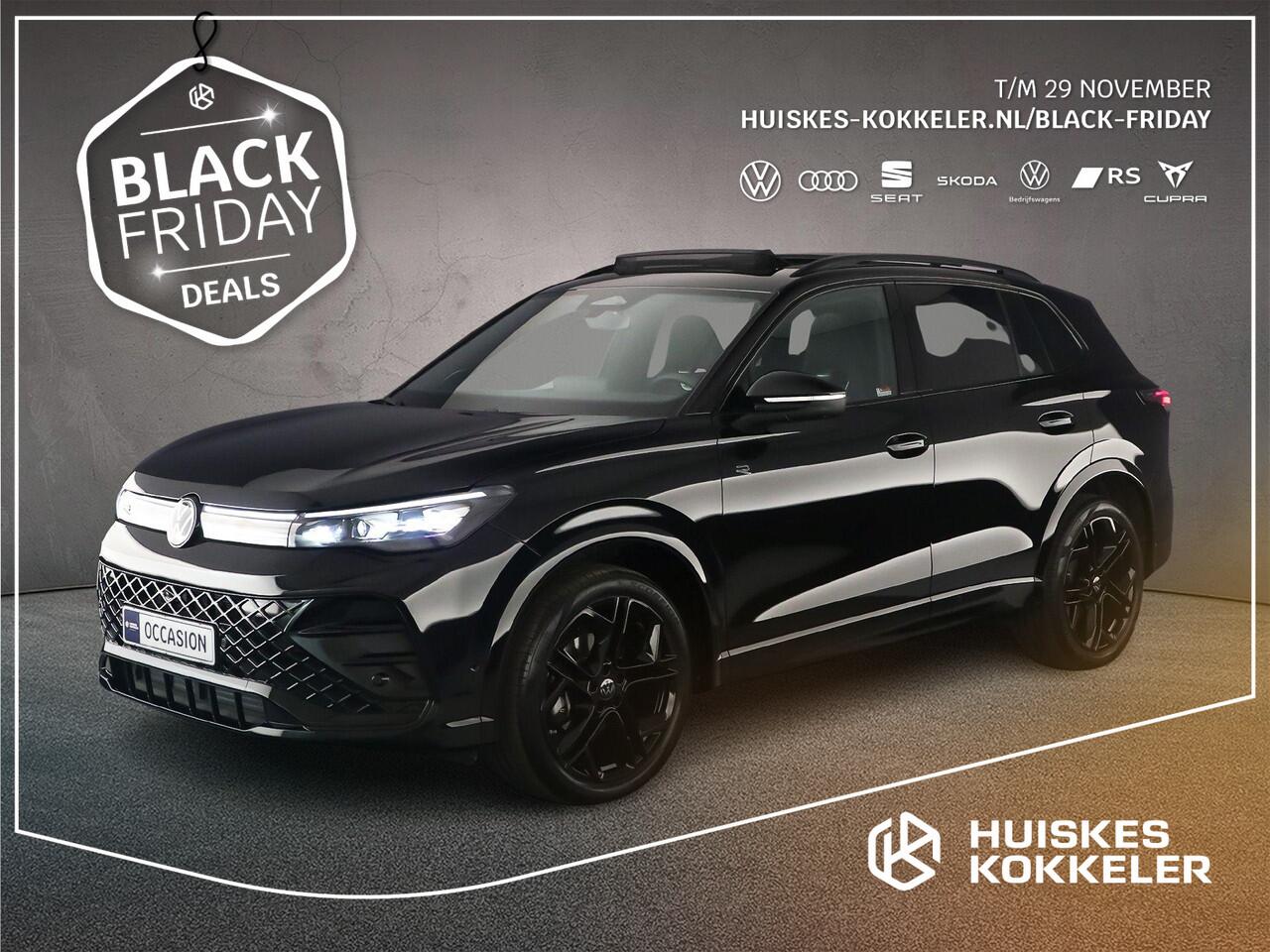 Volkswagen TIGUAN R-Line Edition 1.5 eTSI 150pk DSG Automaat Trekhaak, 360 camera, Panoramadak, Adaptive cruise control, Black Style, Elektrische achterklep, LED matrix koplampen