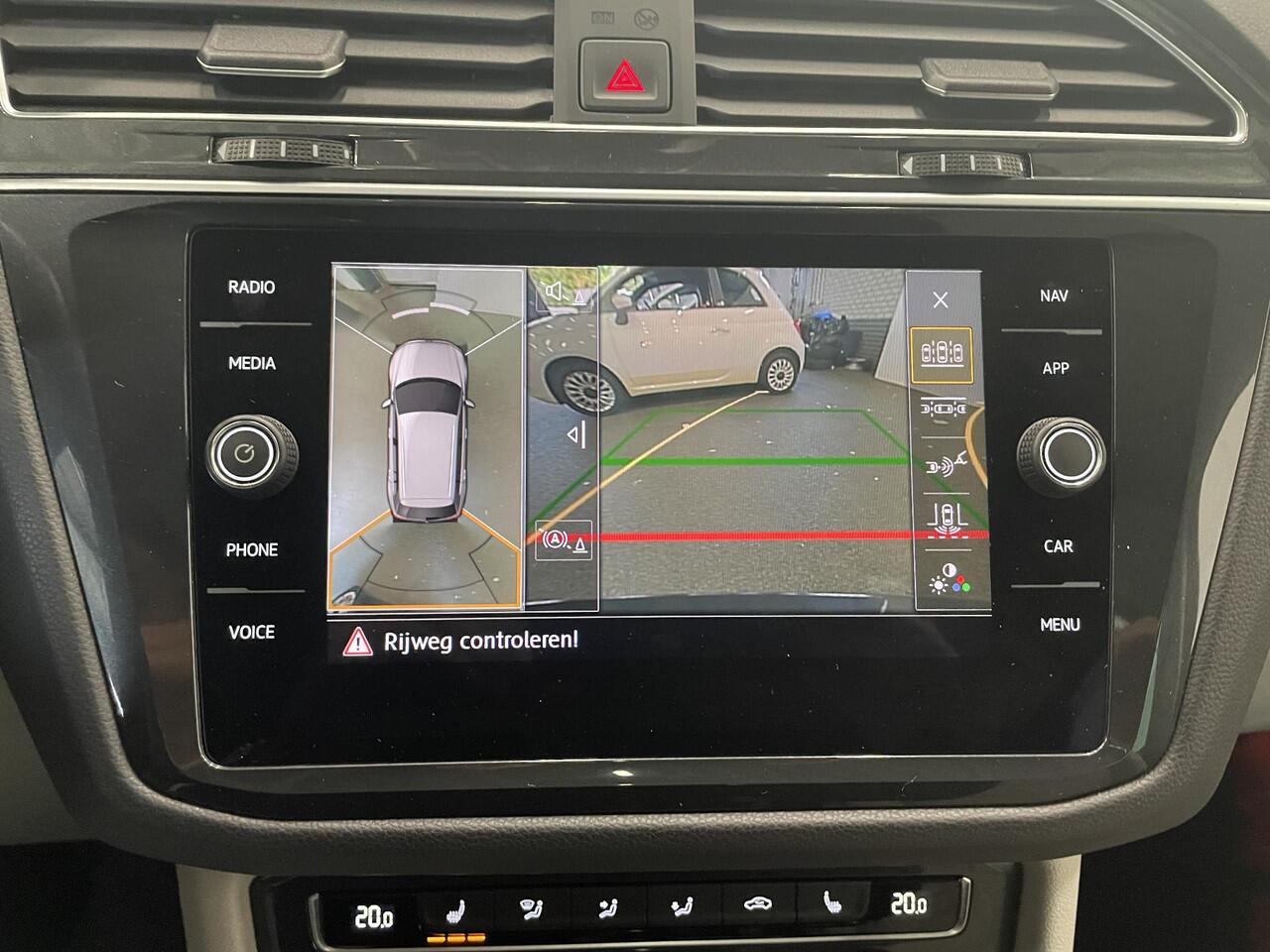 Volkswagen TIGUAN 1.5 TSI 150pk DSG R-Line Platinum Panoramadak Navigatie Apple Carplay/Android Auto Camera Parkeersensoren Adaptive Cruise Control Leder Memory stoelen Stoelverwarming Elektrische achterklep Climate Control Virtual Cockpit