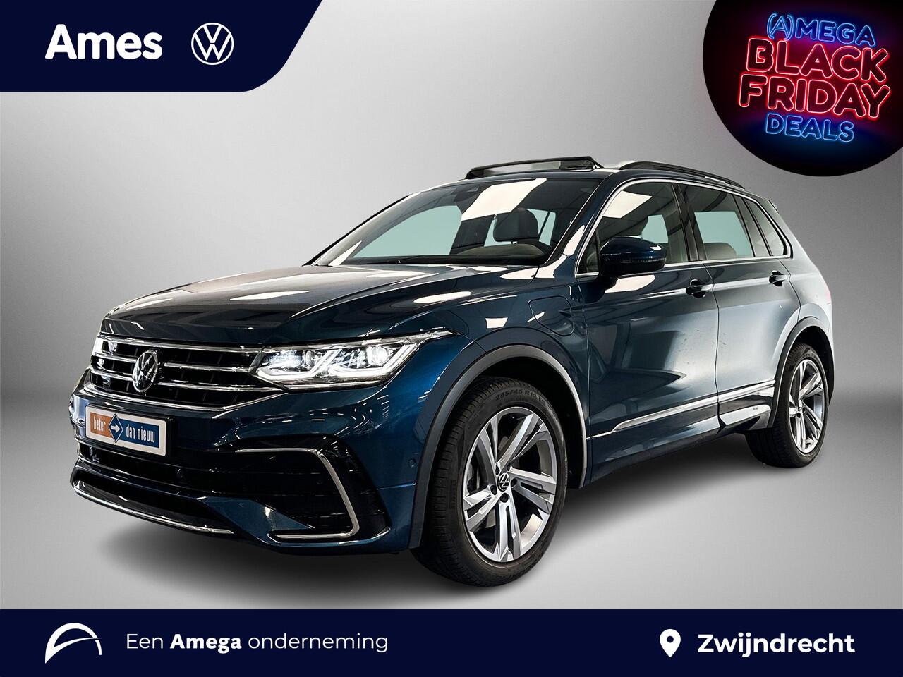 Volkswagen TIGUAN 1.4 245pk TSI eHybrid R-Line Business+ Verwarmbaar stuurwiel | Panoramisch schuif-, kanteldak | Koplampverlichting LED 'Matrix' (IQ.Light)