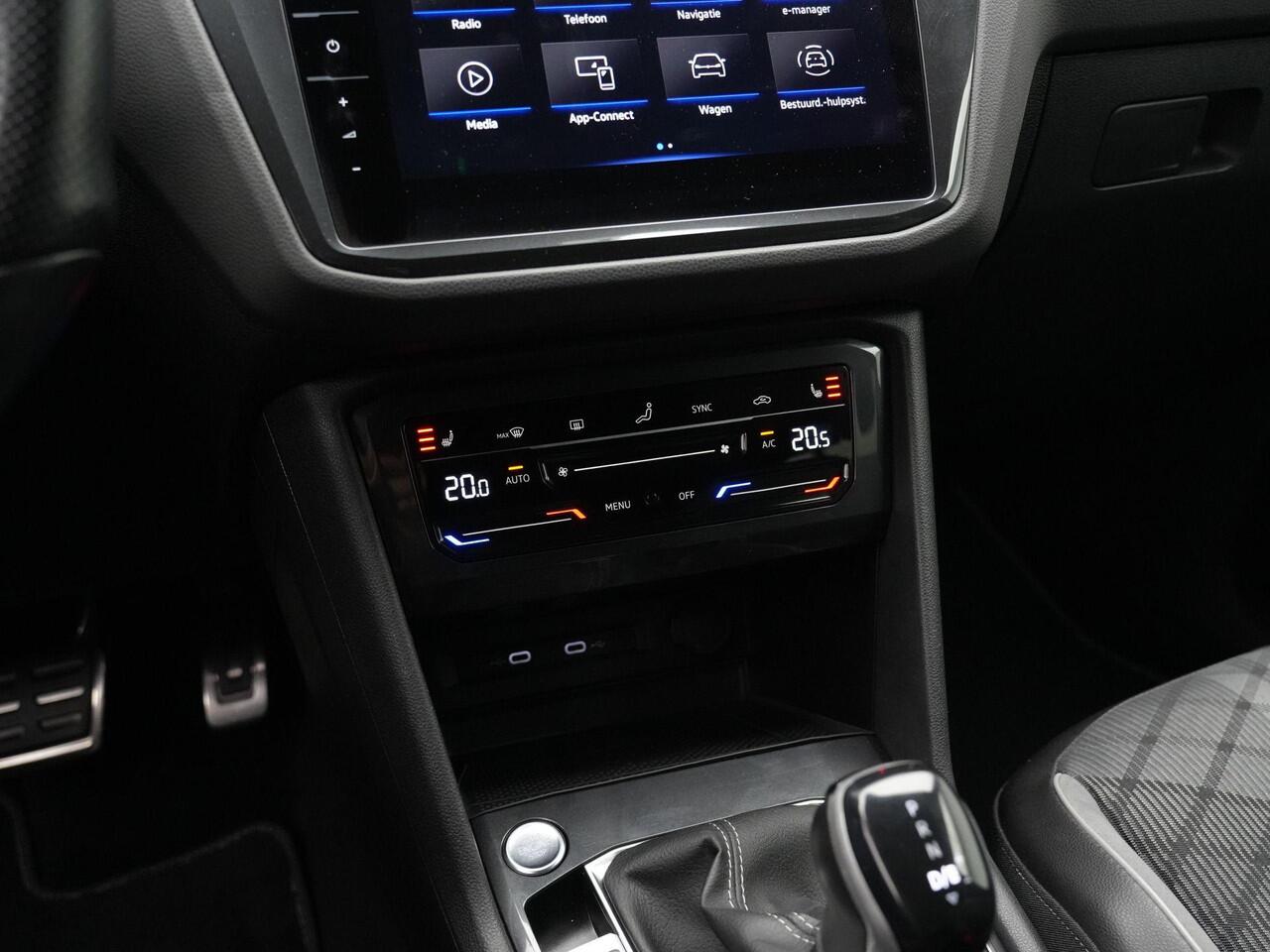 Volkswagen TIGUAN 1.4 TSI eHybrid 245 pk DSG R-Line | Navigatie Discover Pro | Adaptief onderstel | Stuur-/achterbankverwarming | Achteruitrijcamera