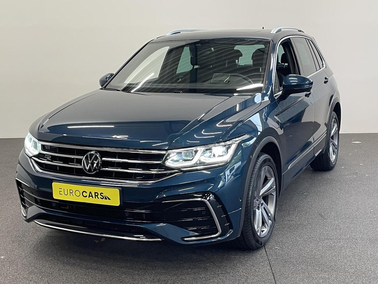 Volkswagen TIGUAN 1.4 TSI eHybrid 245pk DSG R-Line Platinum Panoramadak Trekhaak Navigatie Apple Carplay/Android Auto Camera Parkeersensoren Adaptive Cruise Control Matrix Ledverlichting Stoel- en stuurverwarming Climate Control