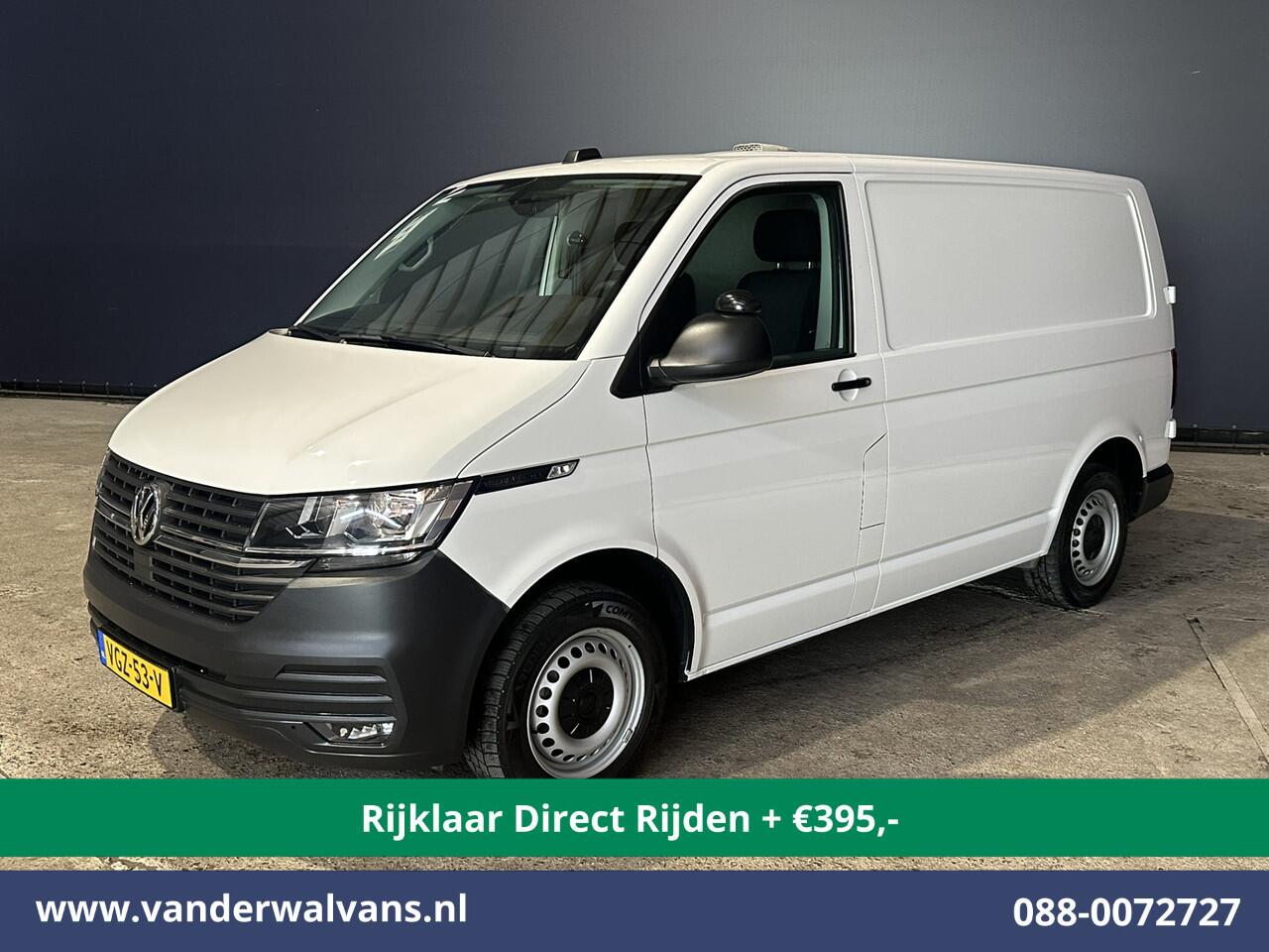 Volkswagen TRANSPORTER 2.0 TDI 111pk L1H1 Euro6 *Rijklaar Direct Rijden* Airco | Camera | Apple Carplay | Android Auto | Cruisecontrol Trekhaak, Parkeersensoren
