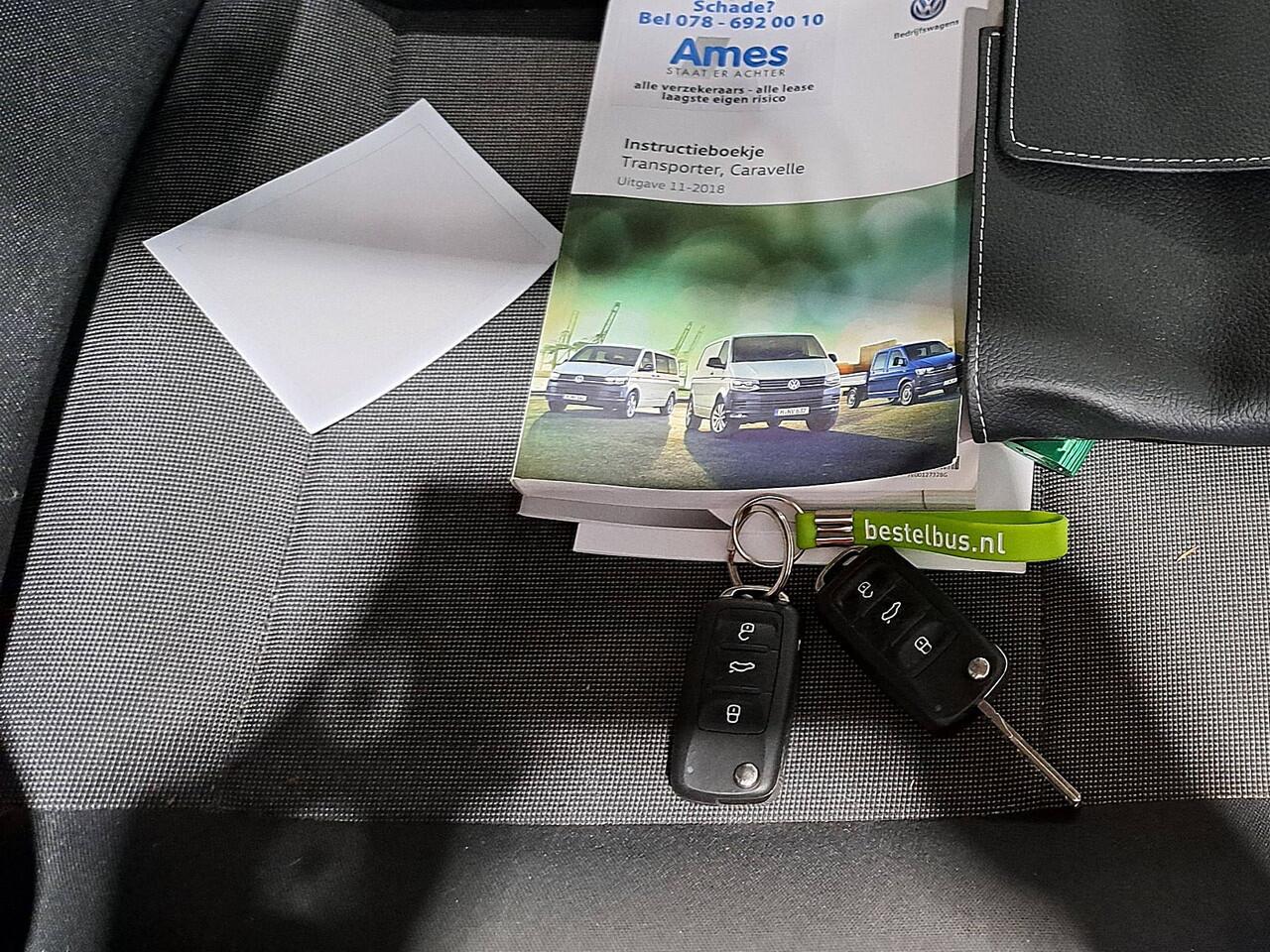 Volkswagen TRANSPORTER 2.0 TDI L1H1 Lm-Velgen NAP Airco Euro6 1e Eigenaar Voorruitverwarming Bumpers-Kleur!