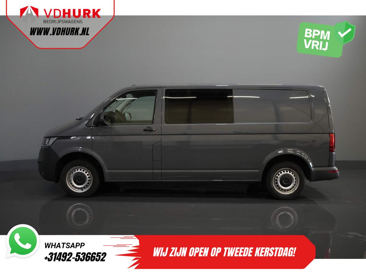 Volkswagen TRANSPORTER T6.1 2.0 TDI 150 Pk DSG Aut. L2 BPM VRIJ! DC Dubbel Cabine 4Motion/ Carplay/ Camera/ PDC/ Cruise/ Airco/ 4x4