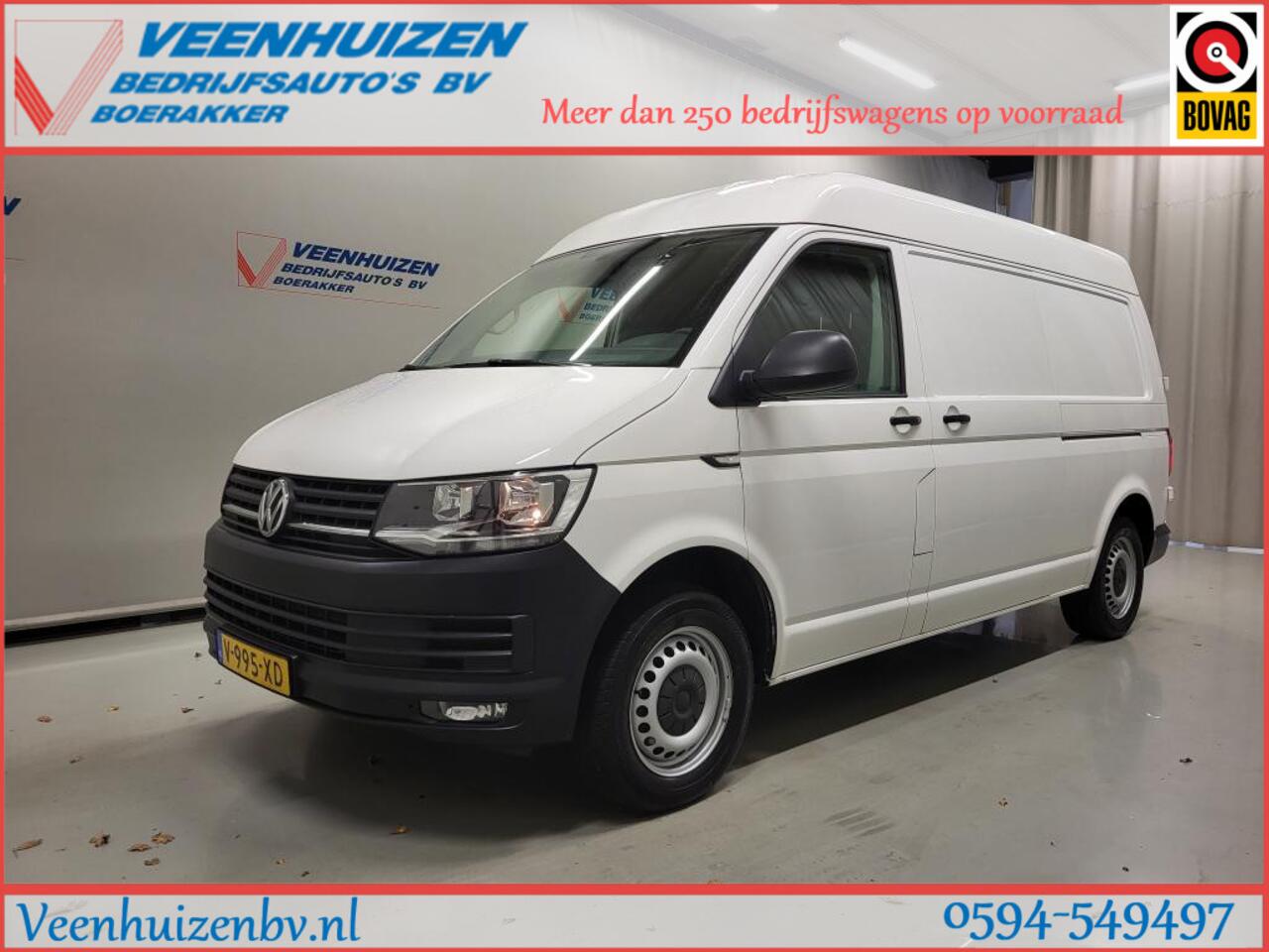 Volkswagen TRANSPORTER 2.0TDI 150pk L2/H2 Automaat Trekhaak Euro 6!
