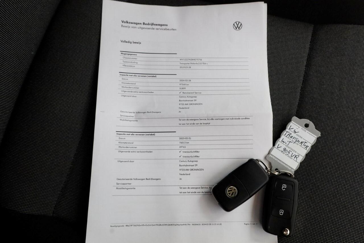 Volkswagen TRANSPORTER 2.0 TSI 150pk Benzine L2H3 Trendline Airco/Camera/Camper? BPM-VRIJ 03-2019