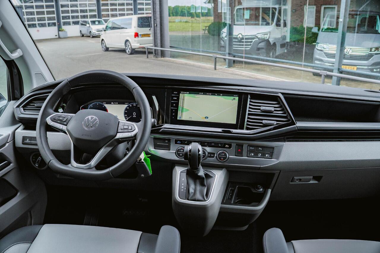 Volkswagen TRANSPORTER T6.1 2.0 TDI 150 PK DSG CARAVELLE L2H1 DUB/CAB A-Deuren ACC | LED | Digital Cockpit | Leder | Apple Carplay/Android Auto
