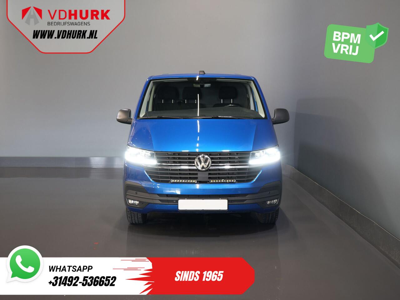 Volkswagen TRANSPORTER 2.0 TDI 150 pk DSG Aut. LED/ Adapt.Cruise/ 2.5t Trekverm./ Standkachel/ Stoelverw./ CarPlay/ Camera/ Trekhaak