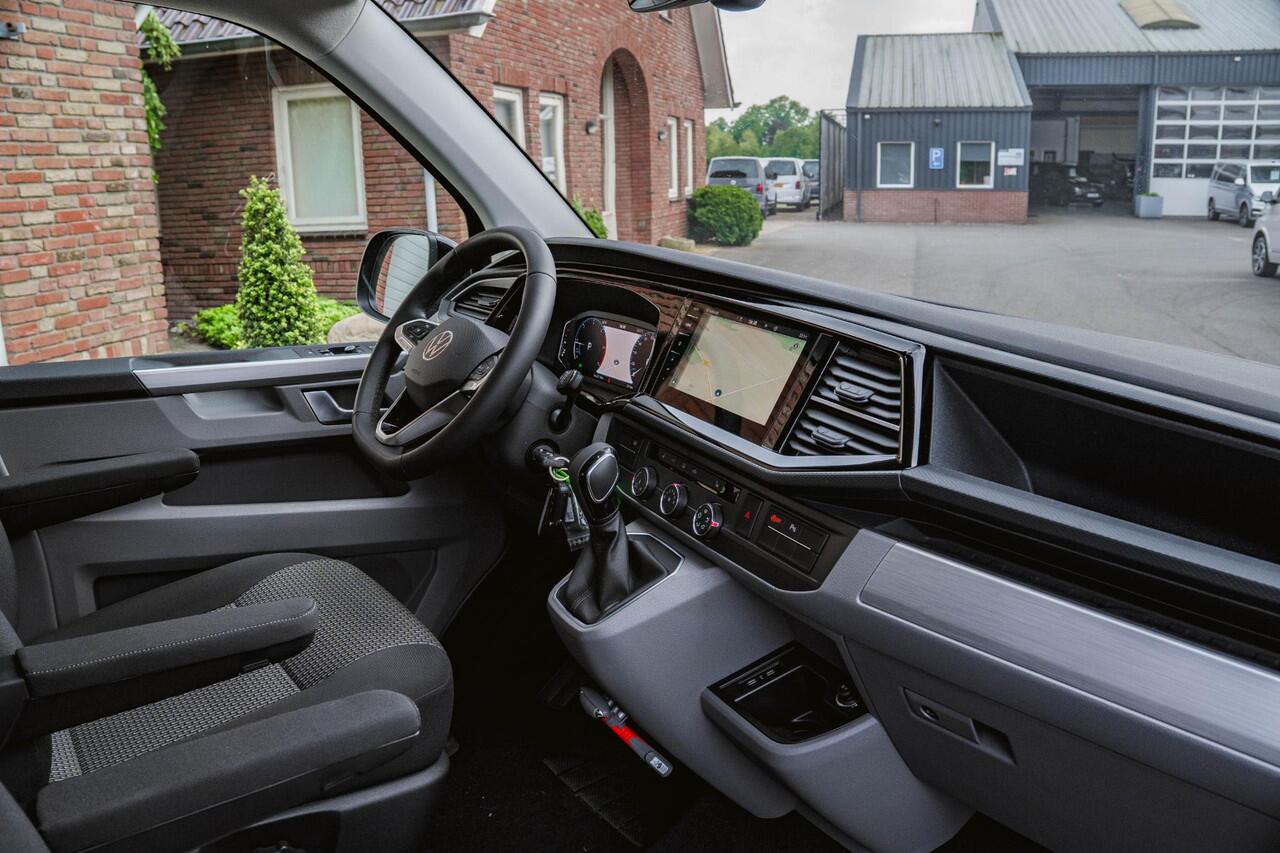 Volkswagen TRANSPORTER T6.1 2.0 TDI 204PK DSG L2H1 HIGHLINE ENK/CAB Standkachel | LED | ACC | 2x Schuifdeuren | Virtual cockpit |