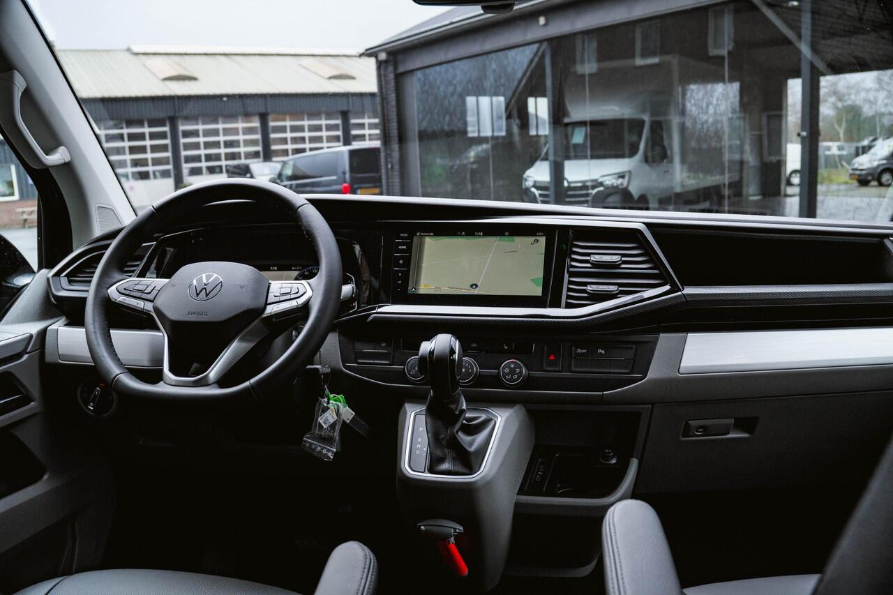 Volkswagen TRANSPORTER T6.1 2.0 TDI 204PK DSG L2H1 HIGHLINE DUB/CAB Standkachel | Leder | LED | Trekhaak | Full Option |