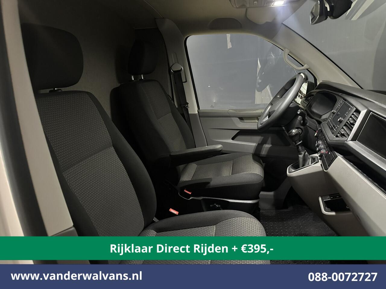Volkswagen TRANSPORTER 2.0 TDI 111pk L1H1 Euro6 *Rijklaar Direct Rijden* Airco | Camera | Apple Carplay | Android Auto | Cruisecontrol Trekhaak, Parkeersensoren
