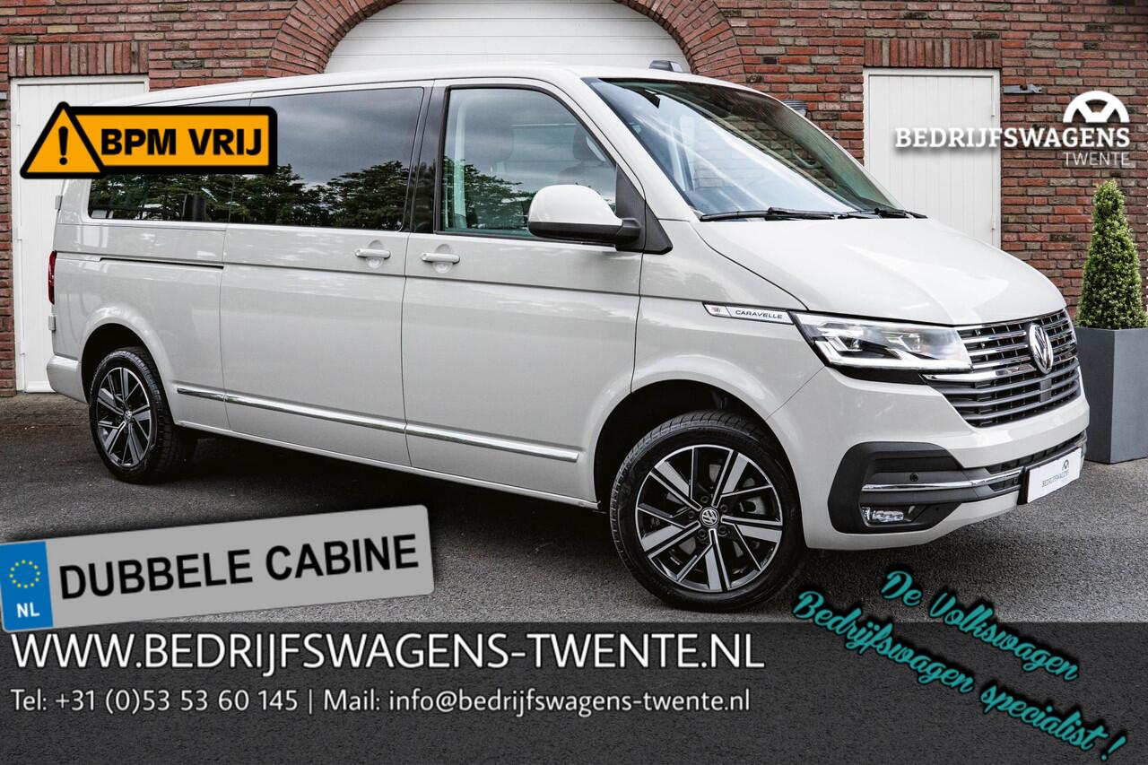 Volkswagen TRANSPORTER T6.1 Caravelle 2.0 TDI 204 PK DSG L2H1 DUB/CAB A-Deuren ACC | LED | Leder | Apple Carplay/ Android Auto | Privacy glass |