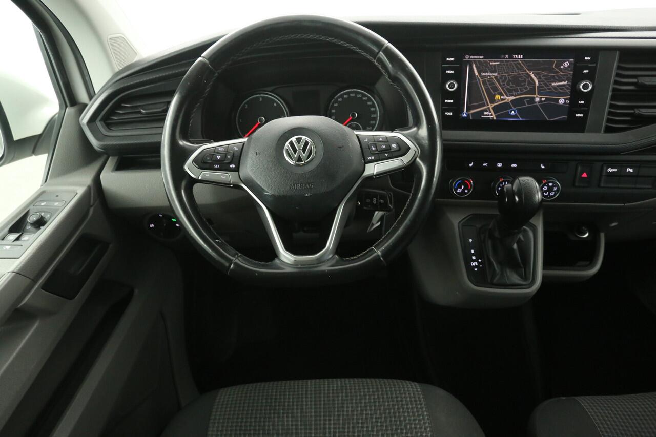 Volkswagen TRANSPORTER 2.0 TDI 150PK L1H1 | Euro6 | Aut. | Airco | Adap. Cruise | 3-Zits | Carplay | Navi | Stoelverw. | Trekh.