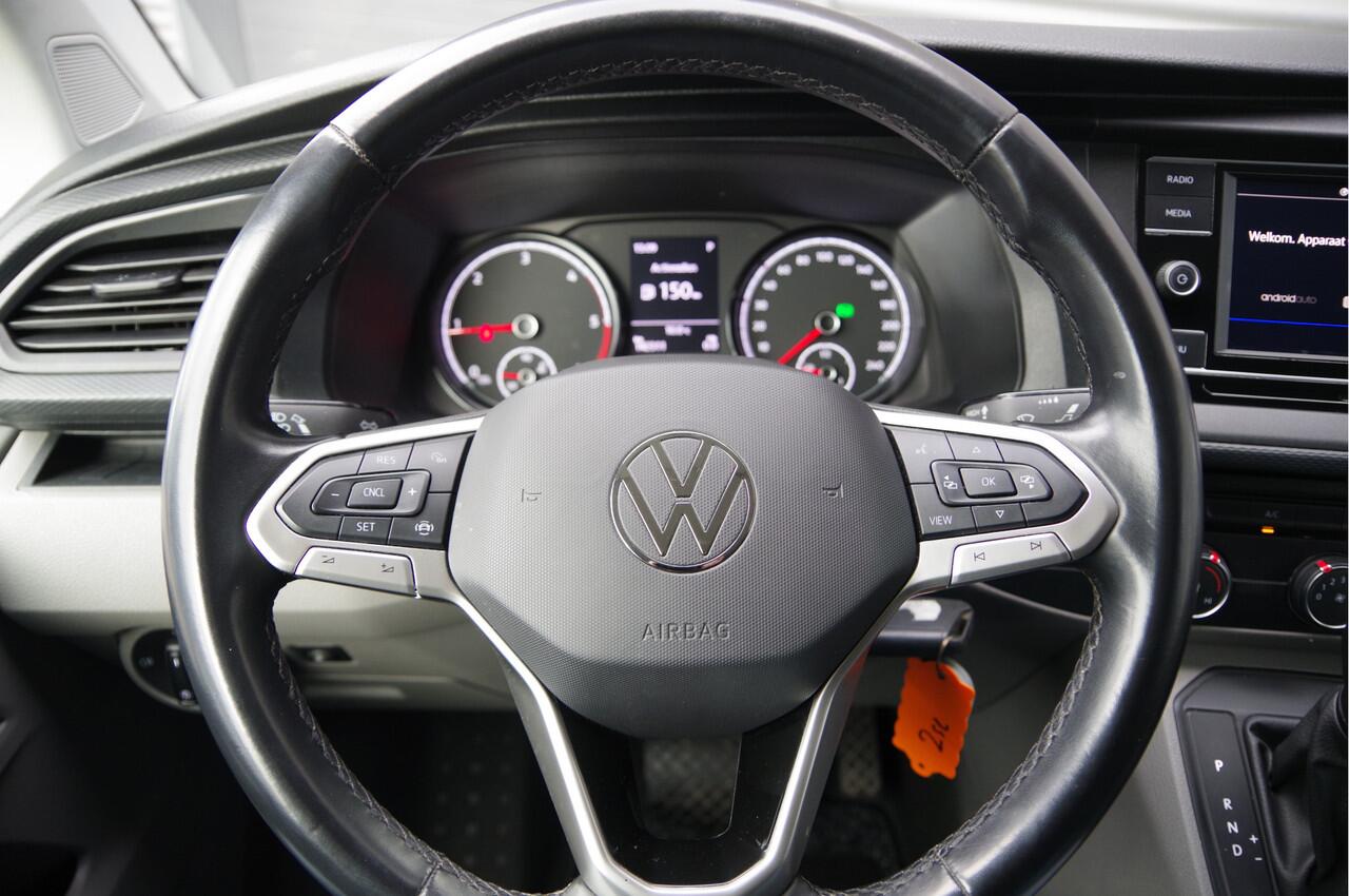 Volkswagen TRANSPORTER 2.0 TDI L2 3-ZITS, AUT. LED, CAMERA, CRUISE, CARPLAY, BUMPERS IN KLEUR