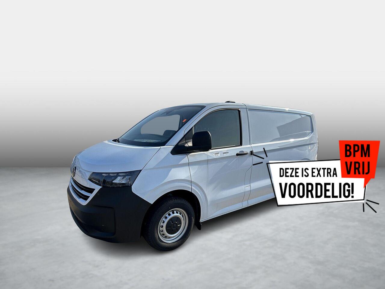 Volkswagen TRANSPORTER Bedrijfswagens Life L1 2.0 TDI EU6 110 kW 150 pk 6 versn. hand | BPM vrij | Achterdeuren zonder ruit | Zitpakket 3 voor Life & Style - armleuningen, bijrijdersbank met doorlaadfunctie en klaptafel | Multifunctioneel kunstlederen stuurwiel |