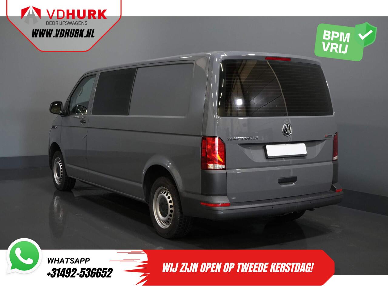 Volkswagen TRANSPORTER T6.1 2.0 TDI 150 Pk DSG Aut. L2 BPM VRIJ! DC Dubbel Cabine 4Motion/ Carplay/ Camera/ PDC/ Cruise/ Airco/ 4x4