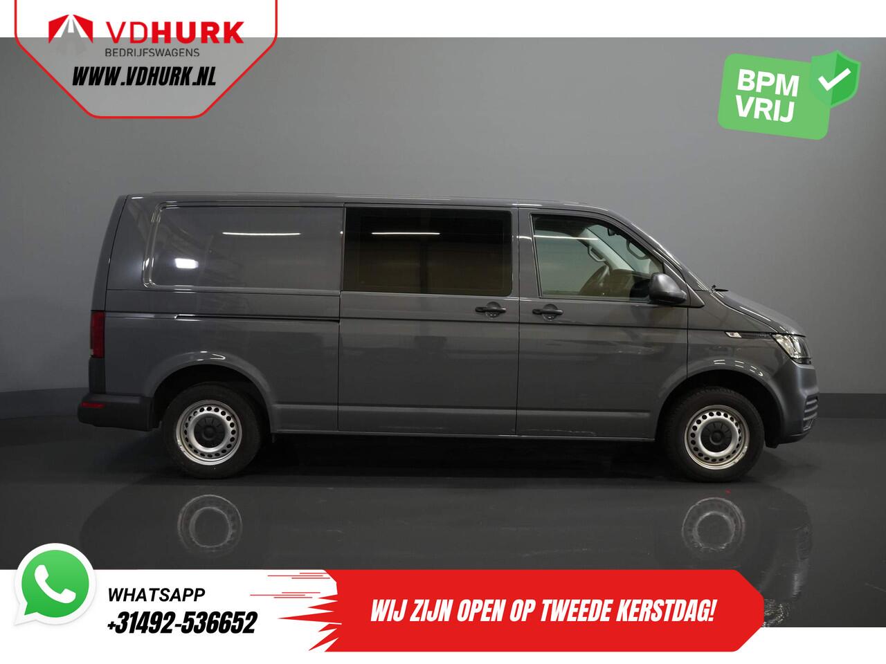 Volkswagen TRANSPORTER T6.1 2.0 TDI 150 Pk DSG Aut. L2 BPM VRIJ! DC Dubbel Cabine 4Motion/ Carplay/ Camera/ PDC/ Cruise/ Airco/ 4x4