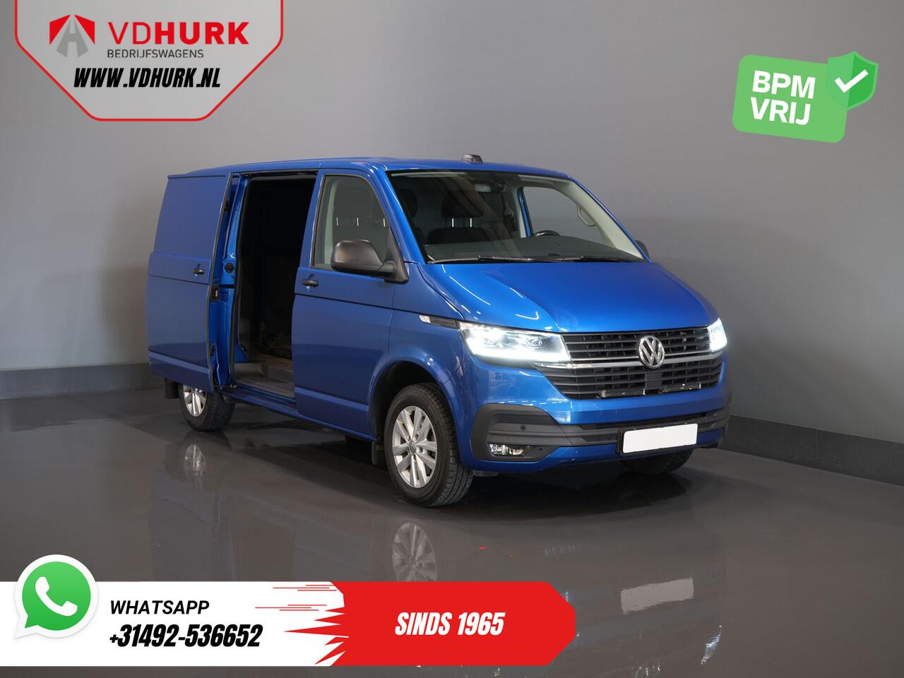 Volkswagen TRANSPORTER 2.0 TDI 150 pk DSG Aut. LED/ Adapt.Cruise/ 2.5t Trekverm./ Standkachel/ Stoelverw./ CarPlay/ Camera/ Trekhaak