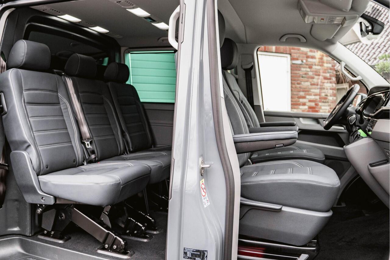 Volkswagen TRANSPORTER T6.1 2.0 TDI 204 PK DSG CARAVELLE L2H1 A-KLEP DUB/DUB ACC | LED | Leder | Privacy glass | 2x schuifdeuren