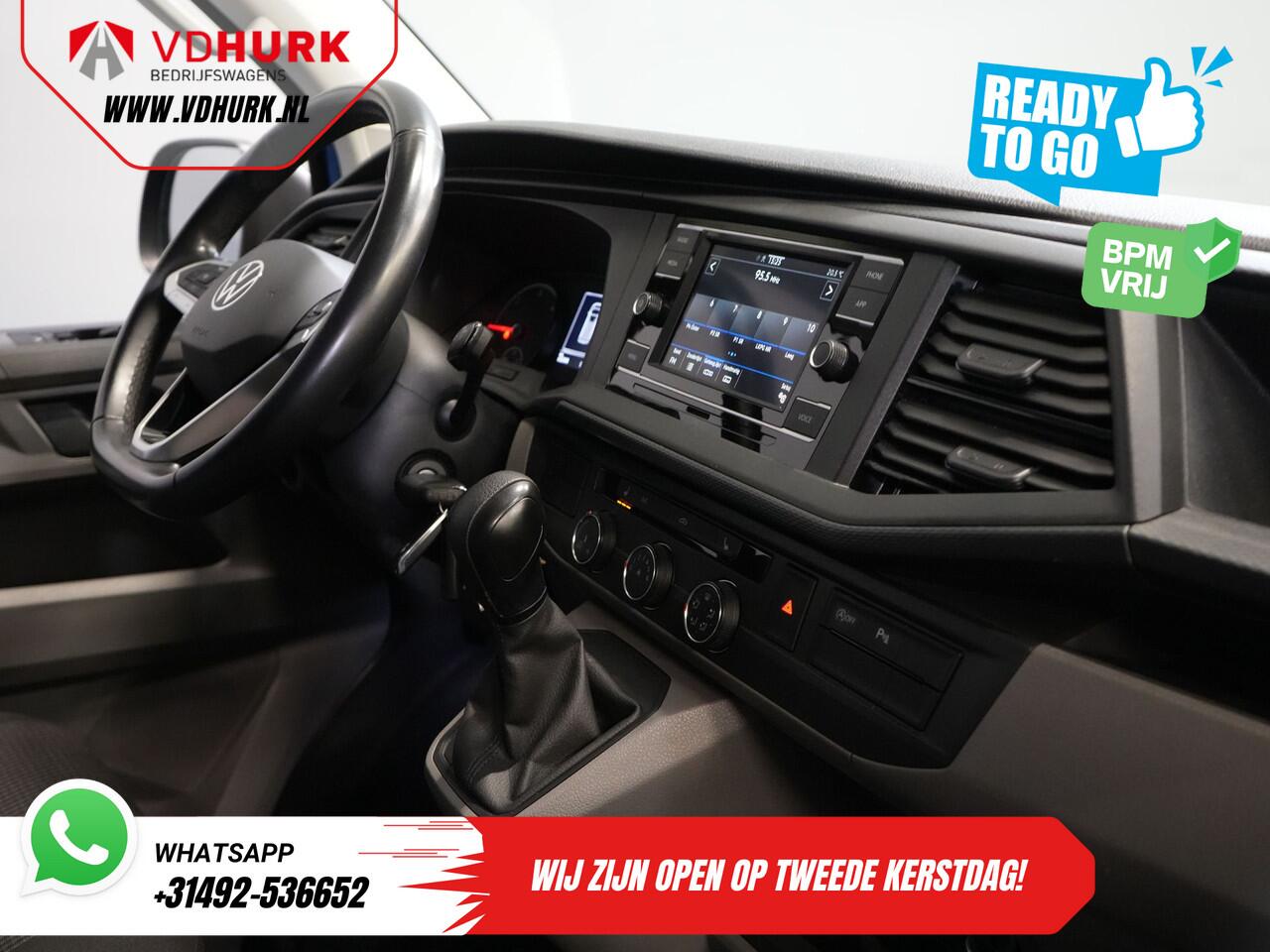 Volkswagen TRANSPORTER 2.0 TDI 150 pk DSG Aut. BPM VRIJ! READY2GO LED/ Adapt.Cruise/ 2.5t Trekverm./ Standkachel/ Stoelverw./ CarPlay/ Camera/ Trekhaak