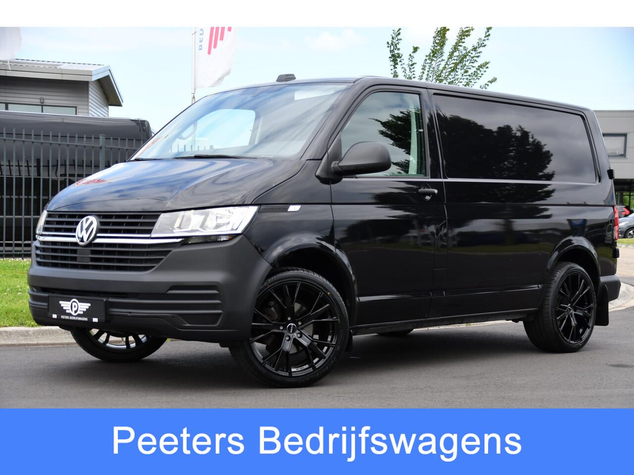 Volkswagen TRANSPORTER 2.0 TDI L1H1 30 Black Edition Cruise, Sensoren, Carplay, 150PK, Automaat, Trekhaak, Stoelverwarming, Standkachel