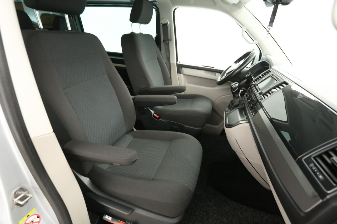 Volkswagen TRANSPORTER 2.0 TDI 150PK L2H1 | DC | Automaat | Airco | 2xSchuifdeur | ACC | Carplay | Trekh. | Navi | Parkeersens.