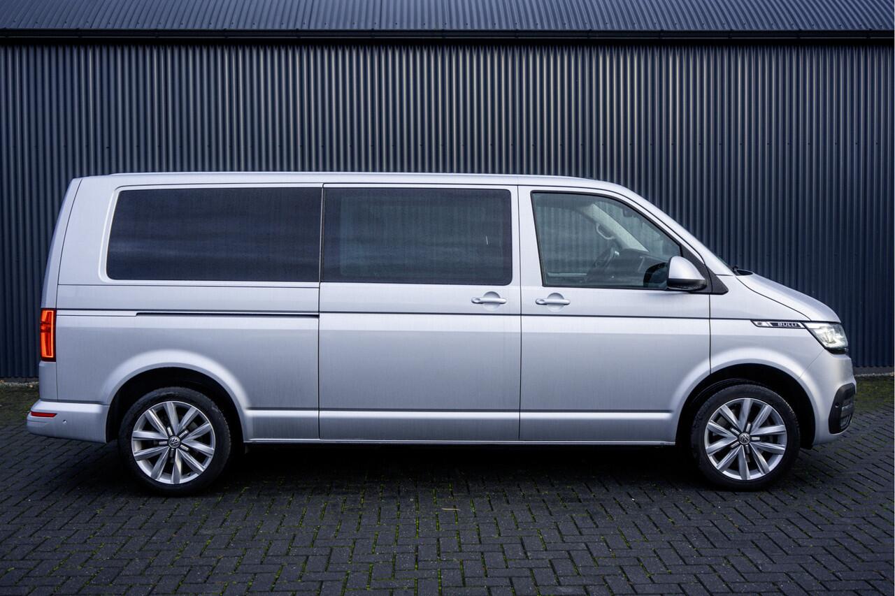 Volkswagen TRANSPORTER 6.1 2.0 TDI L2H1 | DC | Bulli | 200PK | Leder | Carplay | Virtual | Adapt Cruise