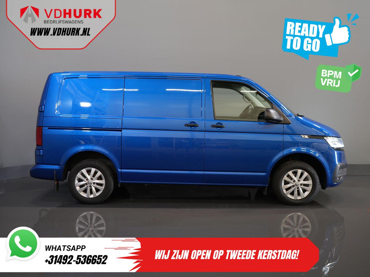 Volkswagen TRANSPORTER 2.0 TDI 150 pk DSG Aut. BPM VRIJ! READY2GO LED/ Adapt.Cruise/ 2.5t Trekverm./ Standkachel/ Stoelverw./ CarPlay/ Camera/ Trekhaak