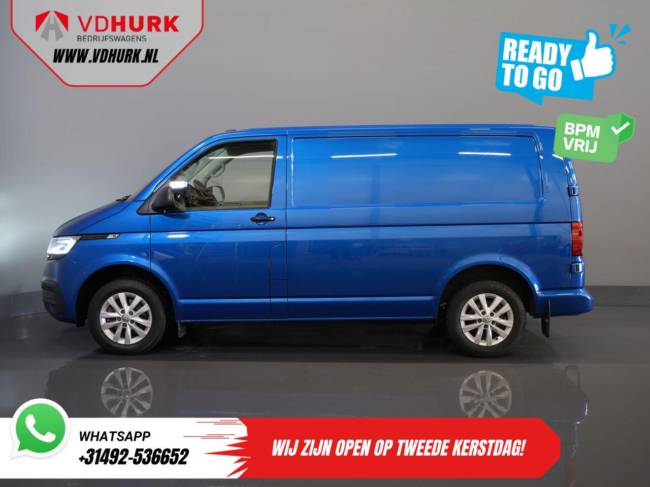 Volkswagen TRANSPORTER 2.0 TDI 150 pk DSG Aut. BPM VRIJ! READY2GO LED/ Adapt.Cruise/ 2.5t Trekverm./ Standkachel/ Stoelverw./ CarPlay/ Camera/ Trekhaak