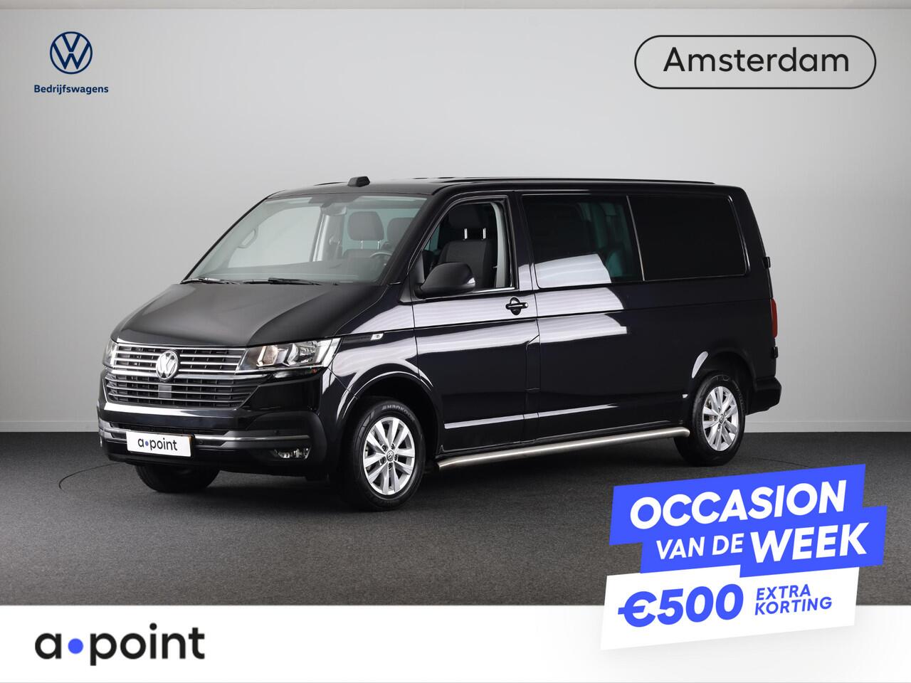 Volkswagen TRANSPORTER 2.0 TDI L2H1 30 DC Highline 150 PK DSG | 50% korting op pakket | Verlengde garantie | Navigatie | Trekhaak | Luxe dubbelcabine |