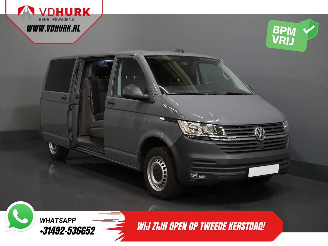 Volkswagen TRANSPORTER T6.1 2.0 TDI 150 Pk DSG Aut. L2 BPM VRIJ! DC Dubbel Cabine 4Motion/ Carplay/ Camera/ PDC/ Cruise/ Airco/ 4x4