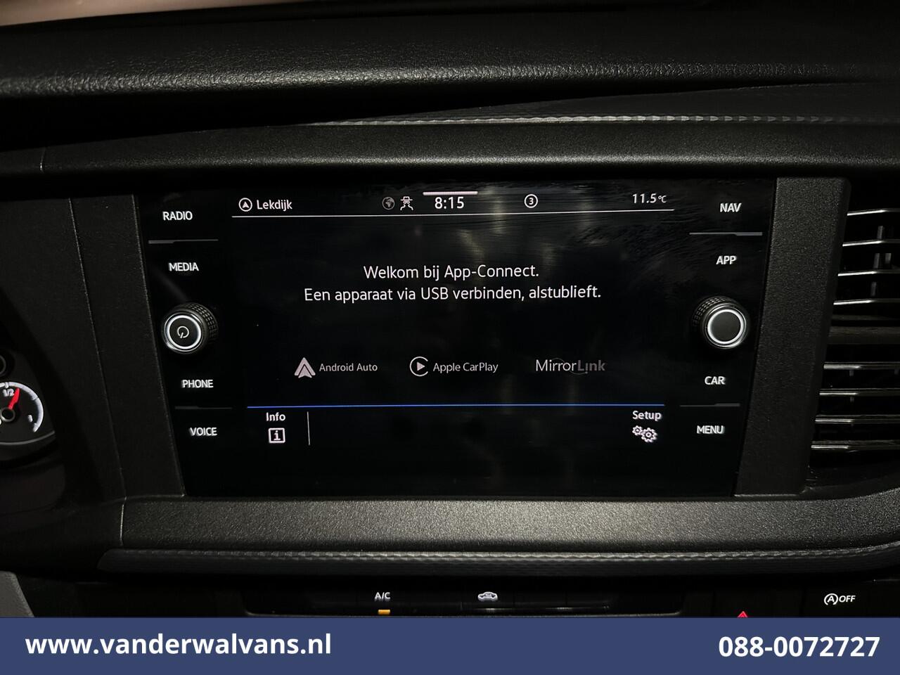 Volkswagen TRANSPORTER 2.0 TDI 150pk L2H1 Euro6 Airco | Navigatie | Apple Carplay | Cruisecontrol Trekhaak, Android Auto, Parkeersensoren