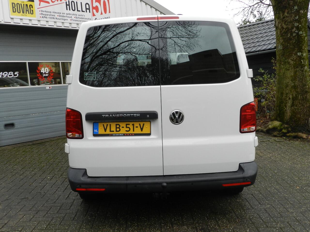 Volkswagen TRANSPORTER 2.0 TDI L2H1 30 DC 6Pers Apple & Android Trekhaak