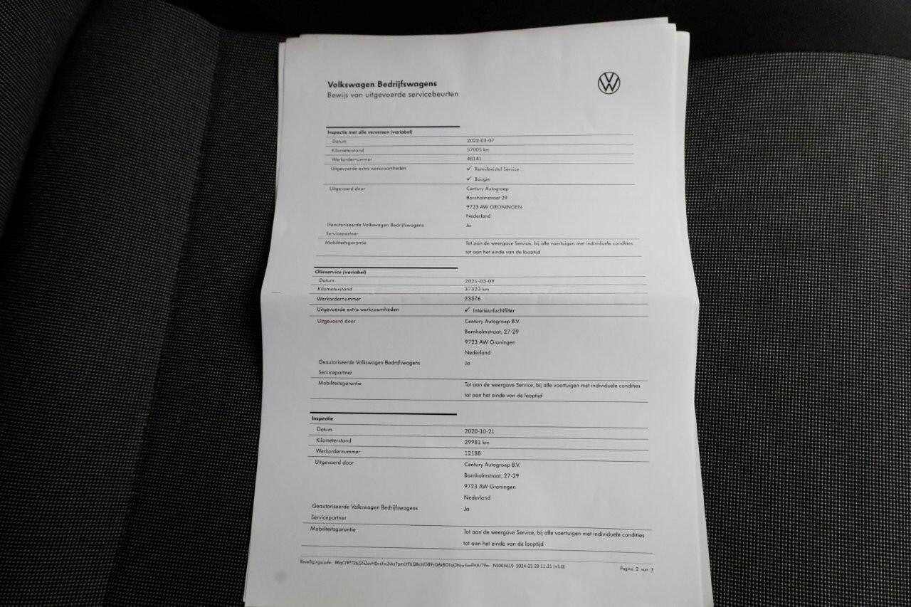 Volkswagen TRANSPORTER 2.0 TSI 150pk Benzine L2H3 Trendline Airco/Camera/Camper? BPM-VRIJ 03-2019